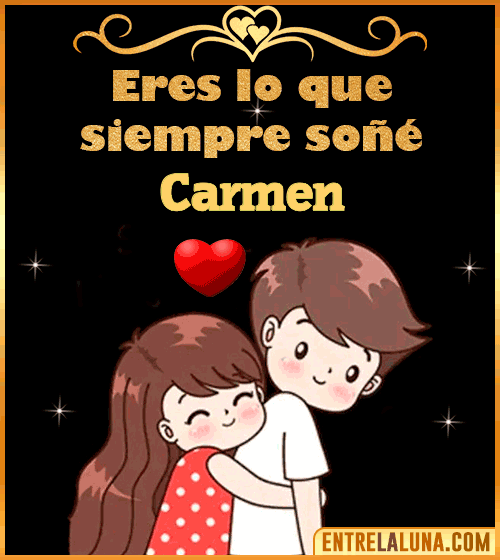 Gif de Amor para Carmen