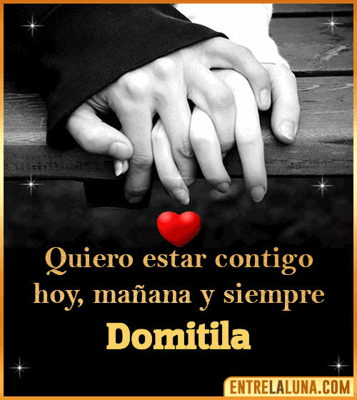 Gif de Amor con Nombre Domitila