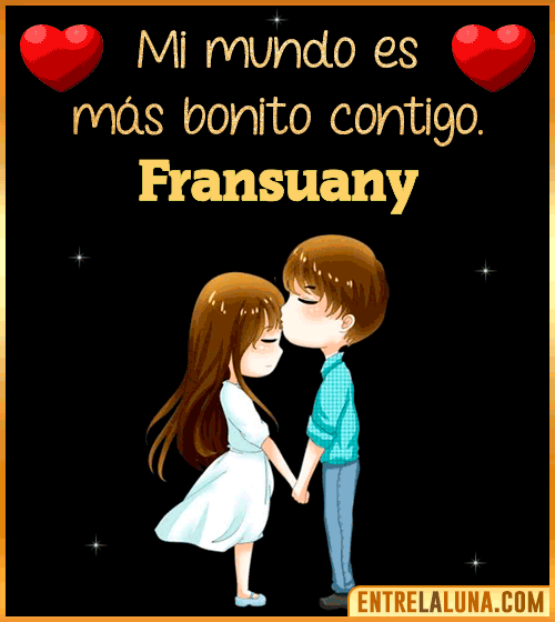 Gif de Amor para WhatsApp con Nombre Fransuany