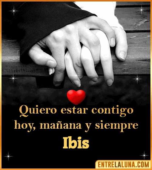 Gif de Amor con Nombre Ibis