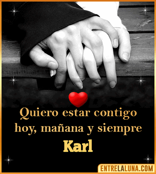 Gif de Amor con Nombre Karl