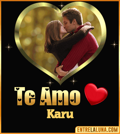 Gif Te amo Karu