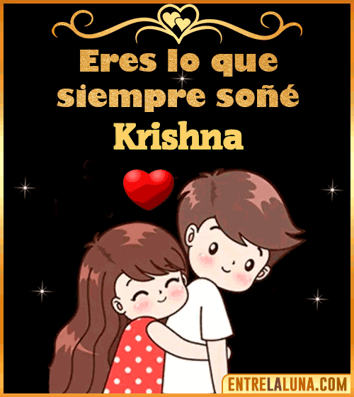 Gif de Amor para Krishna