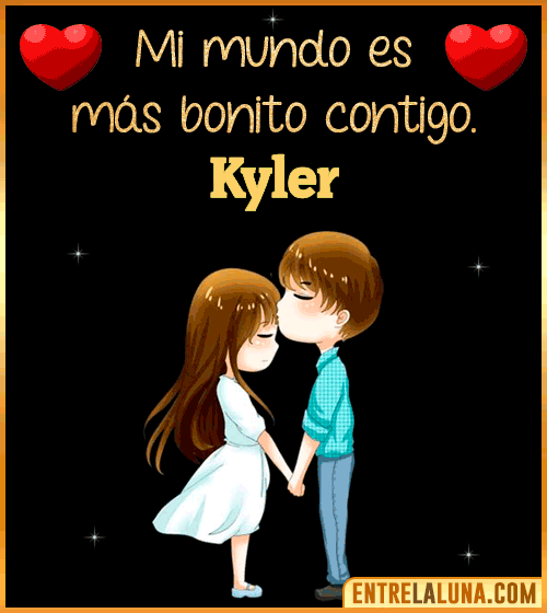 Gif de Amor para WhatsApp con Nombre Kyler