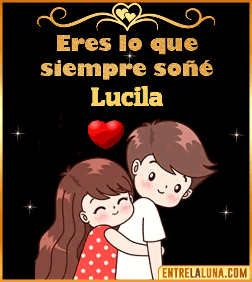 Gif de Amor para Lucila