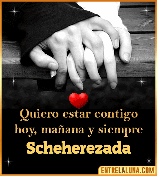 Gif de Amor con Nombre Scheherezada