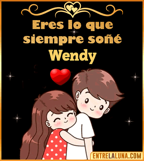 Gif de Amor para Wendy
