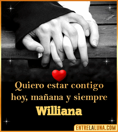 Gif de Amor con Nombre Williana