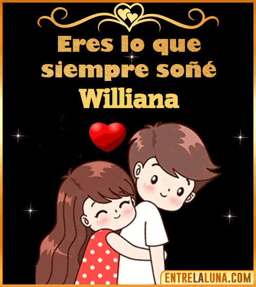 Gif de Amor para Williana