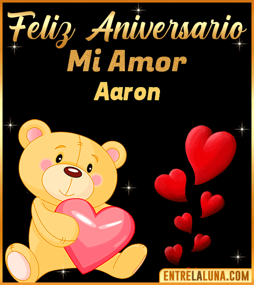 Feliz Aniversario mi Amor Aaron