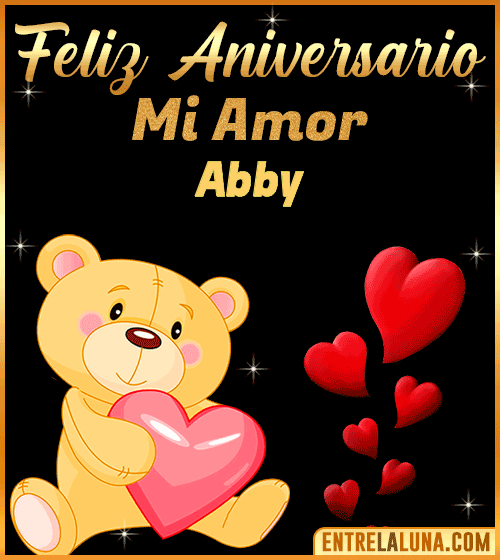 Feliz Aniversario mi Amor Abby