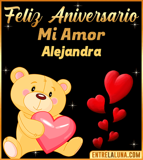 Feliz Aniversario mi Amor Alejandra