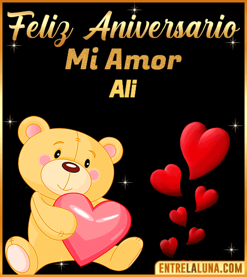 Feliz Aniversario mi Amor Ali