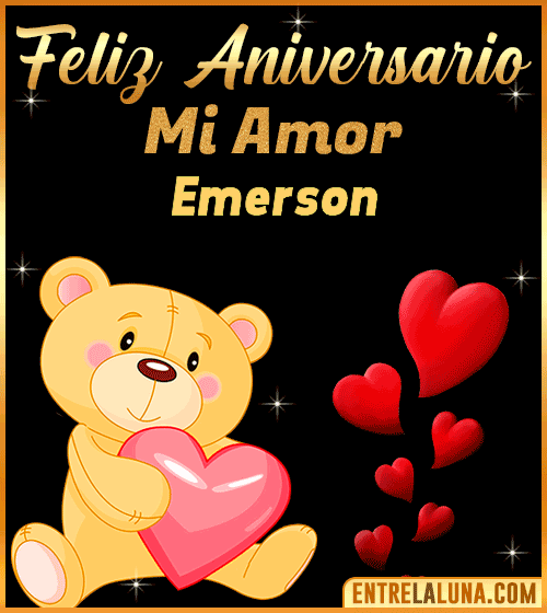 Feliz Aniversario mi Amor Emerson