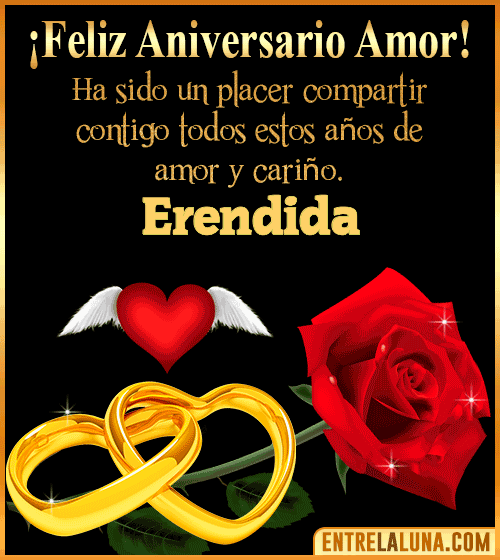 Gif de Feliz Aniversario Erendida