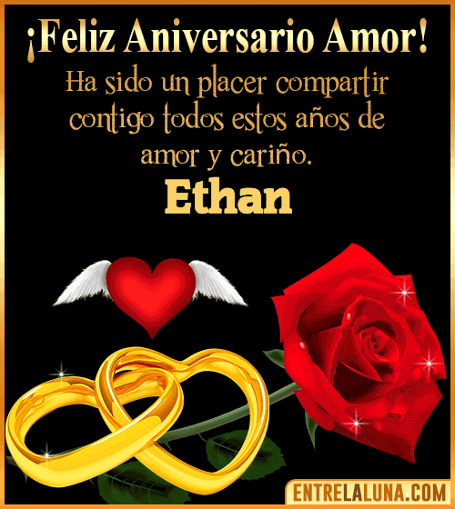 Gif de Feliz Aniversario Ethan