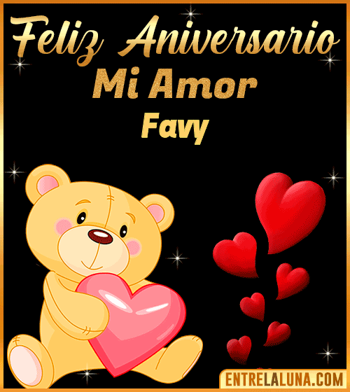 Feliz Aniversario mi Amor Favy