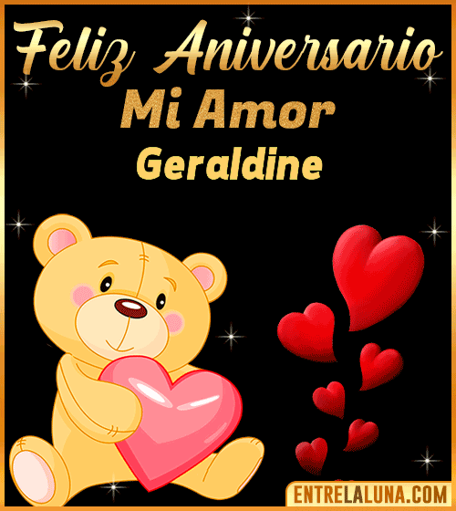 Feliz Aniversario mi Amor Geraldine