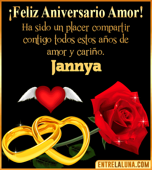 Gif de Feliz Aniversario Jannya