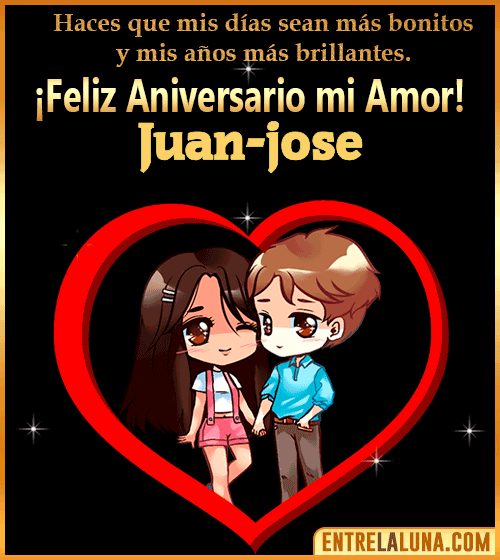 Feliz Aniversario mi Amor gif Juan-jose