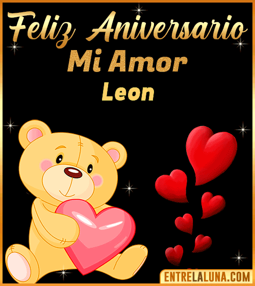 Feliz Aniversario mi Amor Leon