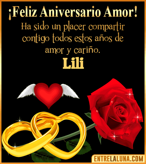 Gif de Feliz Aniversario Lili