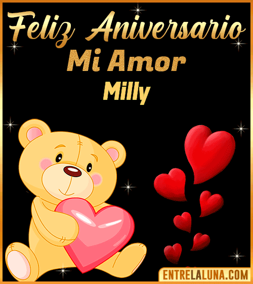 Feliz Aniversario mi Amor Milly