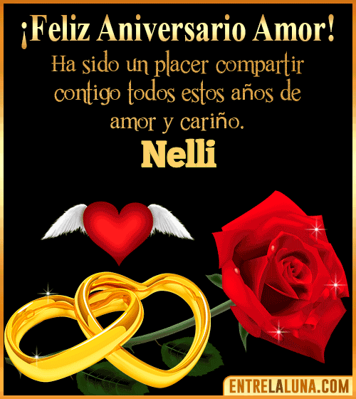 Gif de Feliz Aniversario Nelli
