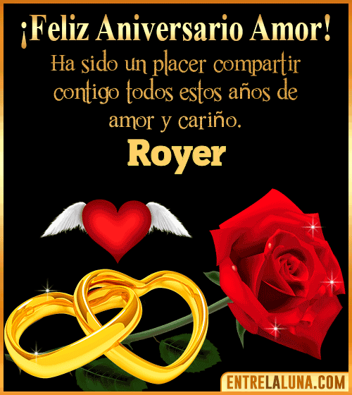 Gif de Feliz Aniversario Royer