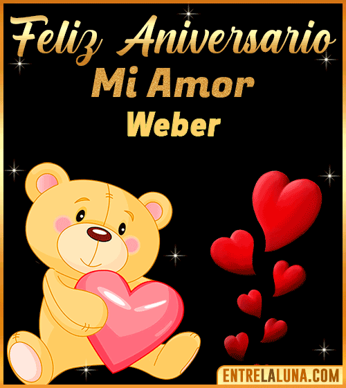 Feliz Aniversario mi Amor Weber