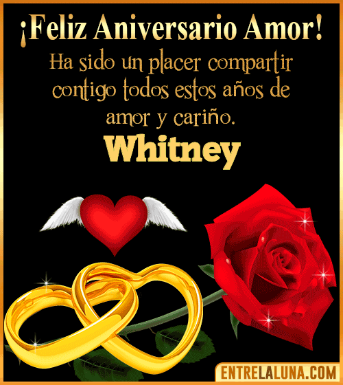Gif de Feliz Aniversario Whitney
