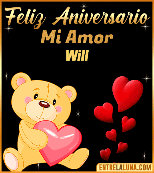 Feliz Aniversario mi Amor Will