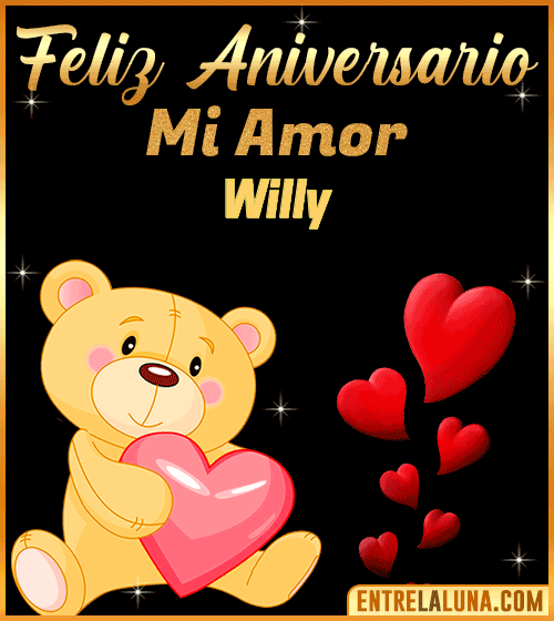 Feliz Aniversario mi Amor Willy
