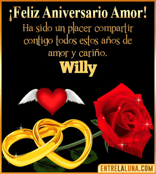 Gif de Feliz Aniversario Willy