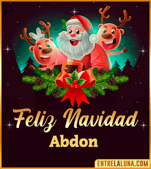 Feliz Navidad Abdon
