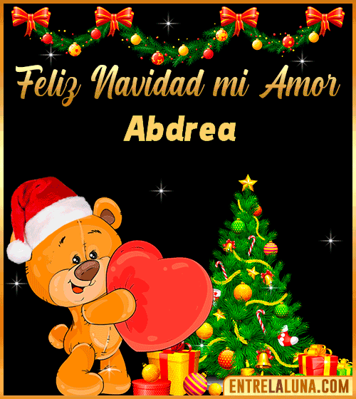 Feliz Navidad mi Amor Abdrea