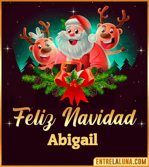 Feliz Navidad Abigail