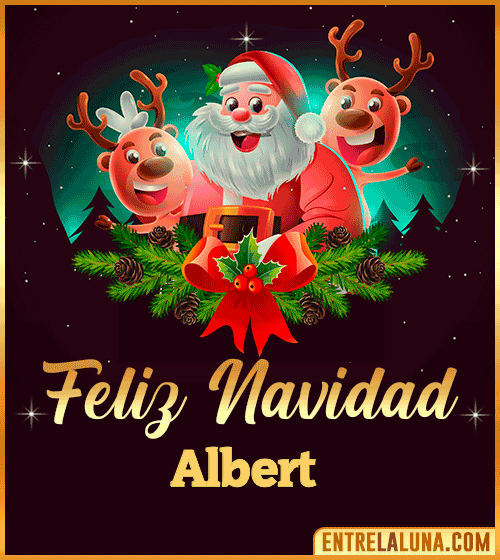 Feliz Navidad Albert