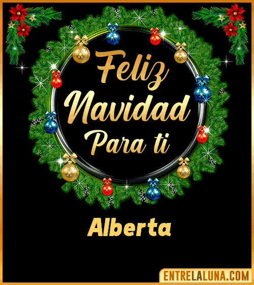 Feliz Navidad para ti Alberta
