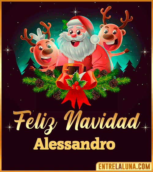 Feliz Navidad Alessandro