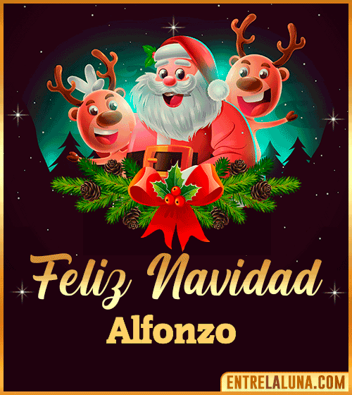 Feliz Navidad Alfonzo