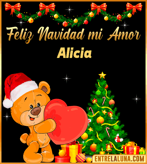 Feliz Navidad mi Amor Alicia