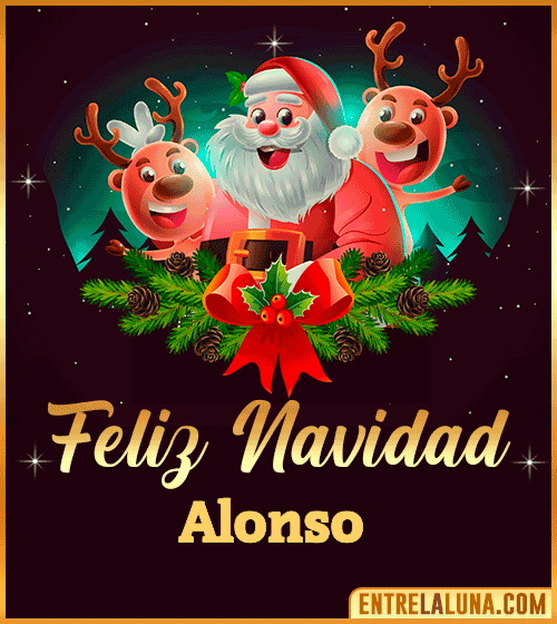 Feliz Navidad Alonso