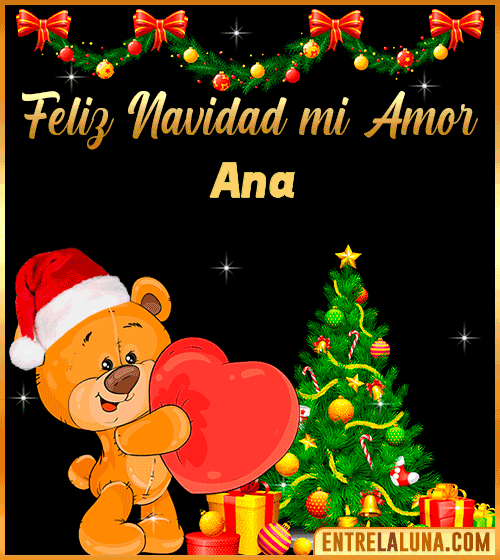 Feliz Navidad mi Amor Ana