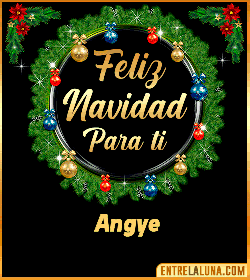 Feliz Navidad para ti Angye