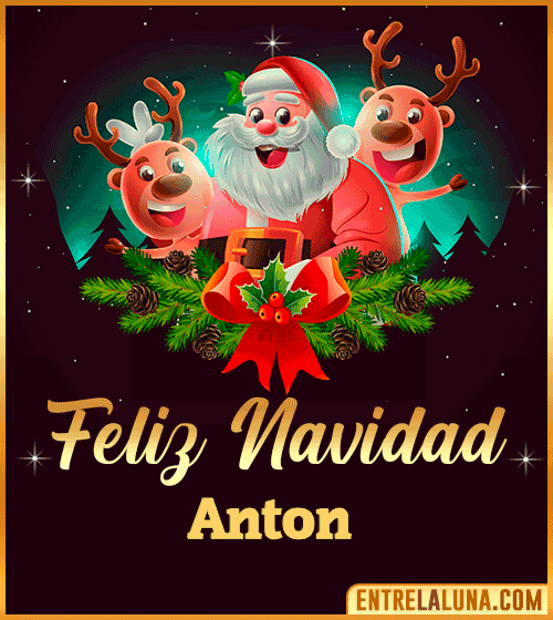 Feliz Navidad Anton