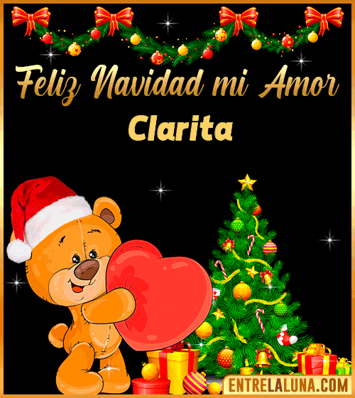 Feliz Navidad mi Amor Clarita
