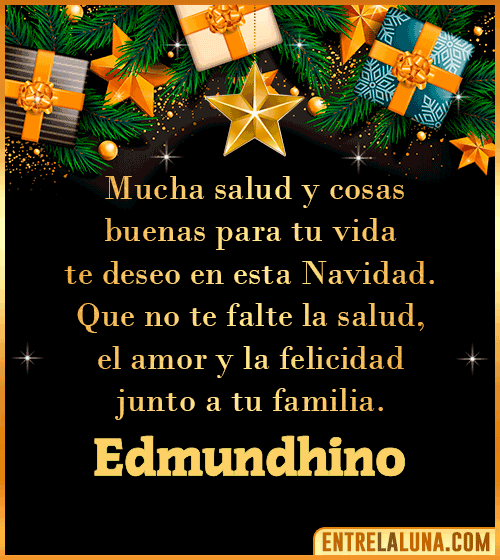 Te deseo Feliz Navidad Edmundhino