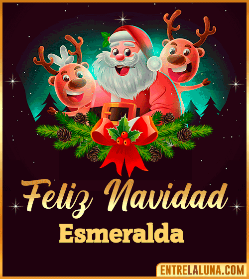 Feliz Navidad Esmeralda