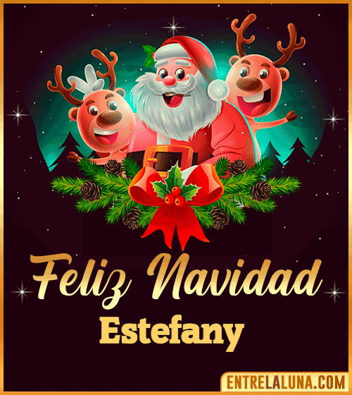 Feliz Navidad Estefany